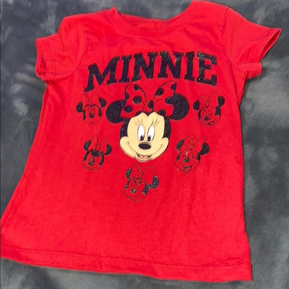 Disney Minnie Mouse Red Kids T-Shirt